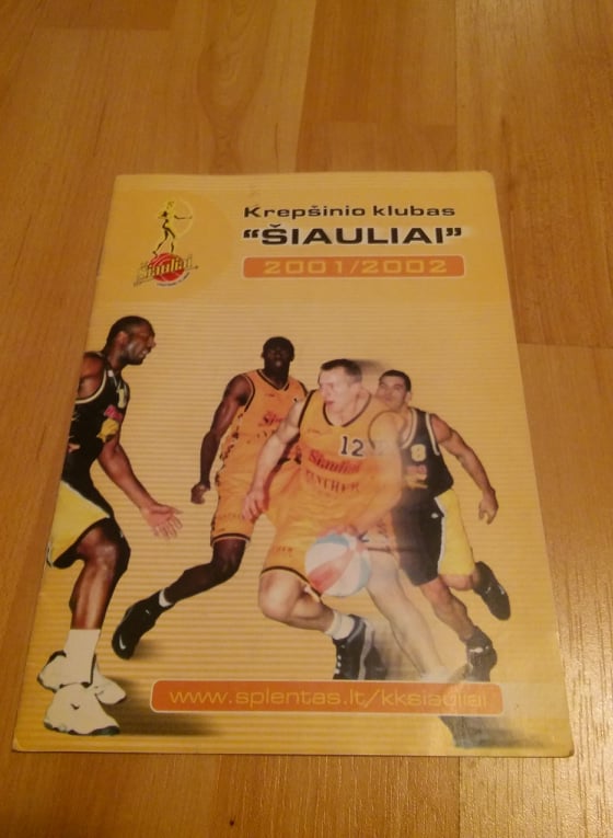 BC Šiauliai. "Šiaulių" klubo programa (2001-02 m.)